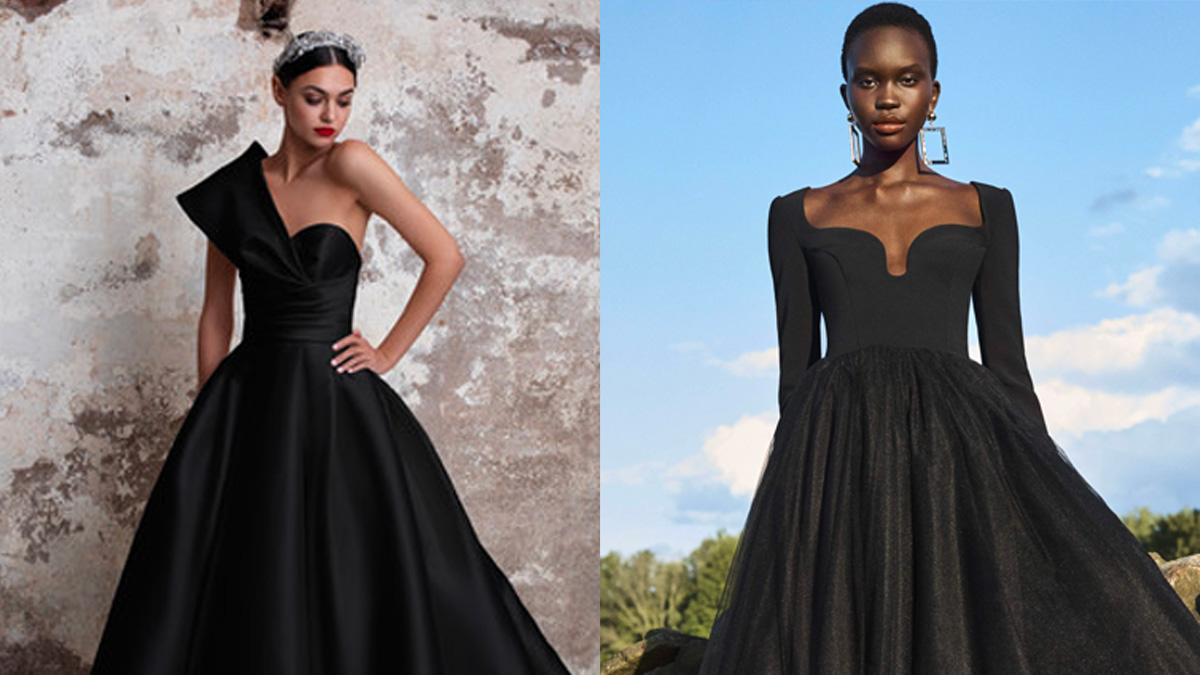 Vestidos de novia negro significado cheap
